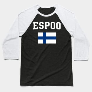 Espoo Finland Flag Heritage Baseball T-Shirt